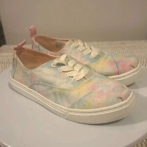 TOMS - Girls 1Y - Cordones Lace Up Sneakers